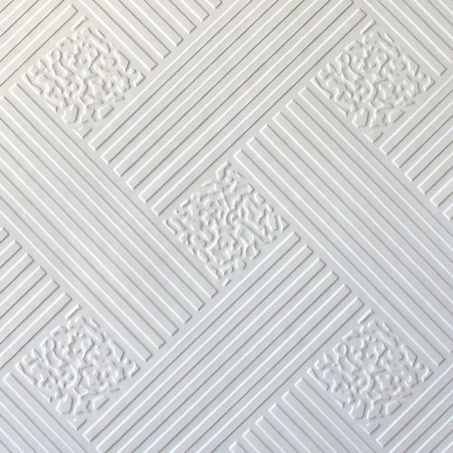 PVC Laminated Gypsum Ceiling Tiles
