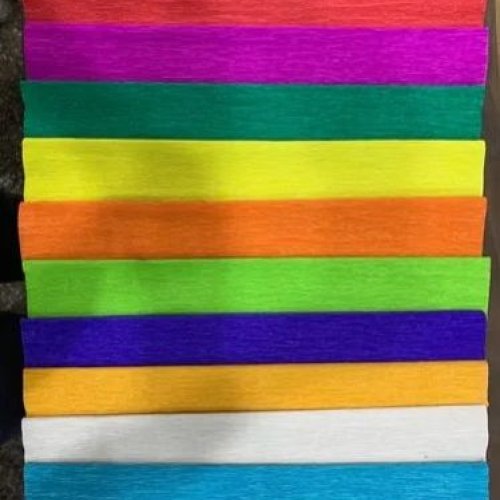 Plain Crepe Paper Sheets