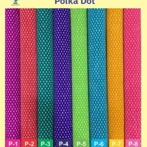 Polka Dot Crepe Paper Rolls