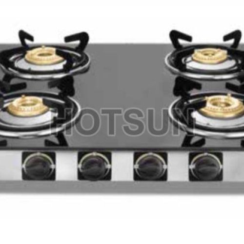 Four Burner Glass Top Gas Stove