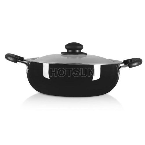Hard Anodized Kadai With SS Lid