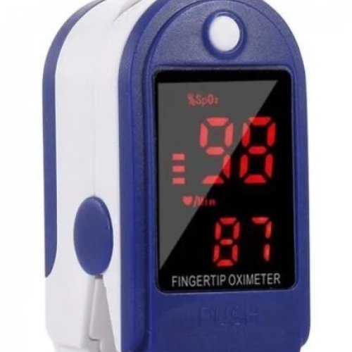 Single Colour LED Fingertip Pulse Oximeter