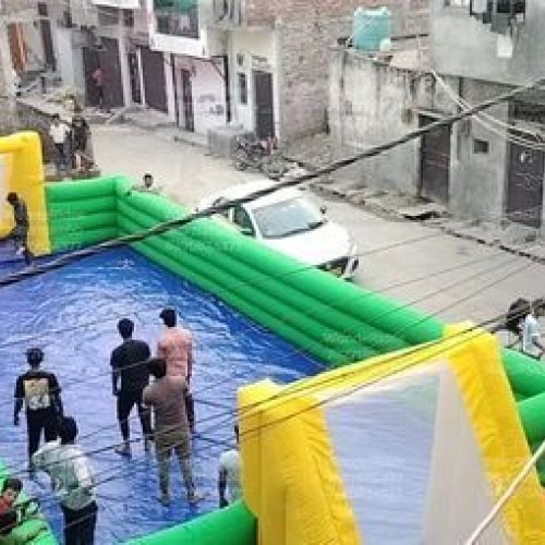 15x30 Feet Soapy Football Pitch