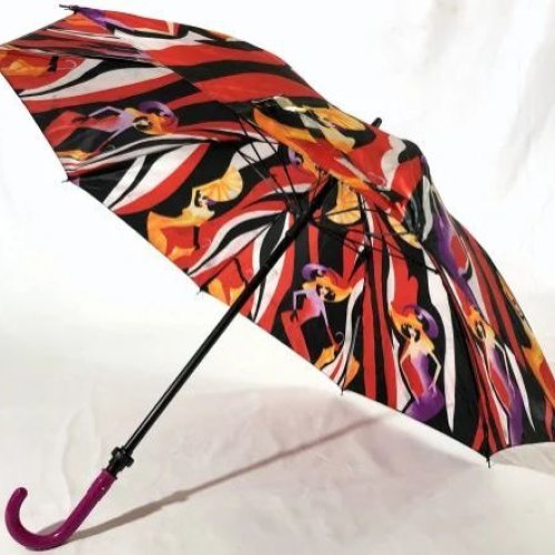 Printed Satin Umbrella