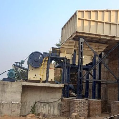 Single Toggle Grease Type Jaw Crusher Machine
