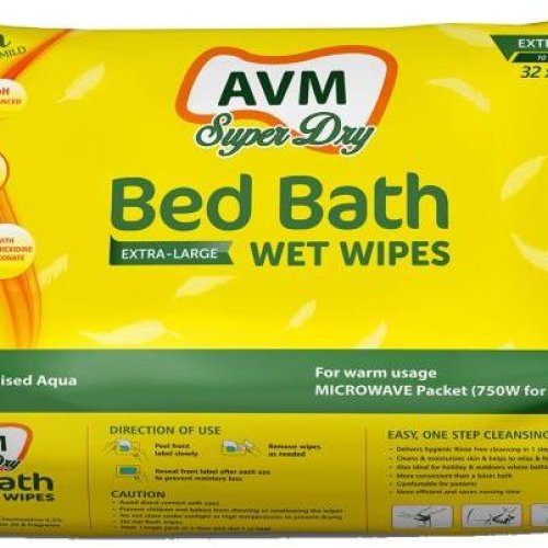AVM Super Dry Wet Wipes