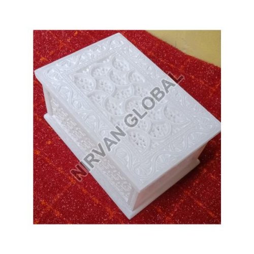 Alabaster Marble Jewelry Box