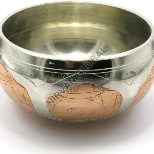 Silver Copper Singing Bowl
