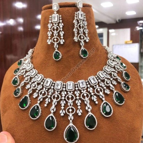 American Diamond Necklace Set