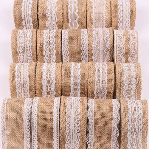 Embroidered Jute Tape