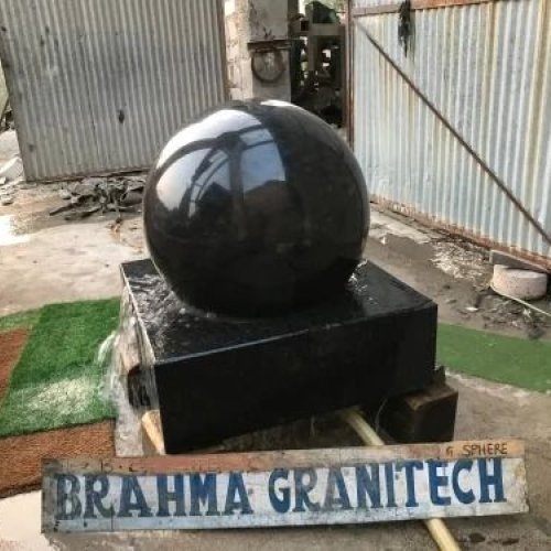 Outdoor Kugel Fountain Stone Ball