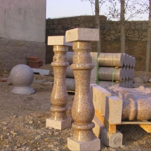 Stone Baluster Railing Pillar