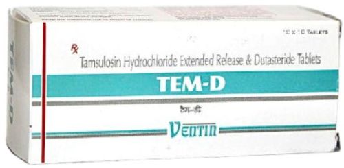 Tamsulosin HCL 0.4 Mg and Dutasteride 0.5 Mg Tablets