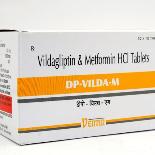 Vildagliptin 50 Mg &AMP; Metformin HCL 1000 Mg Tablets