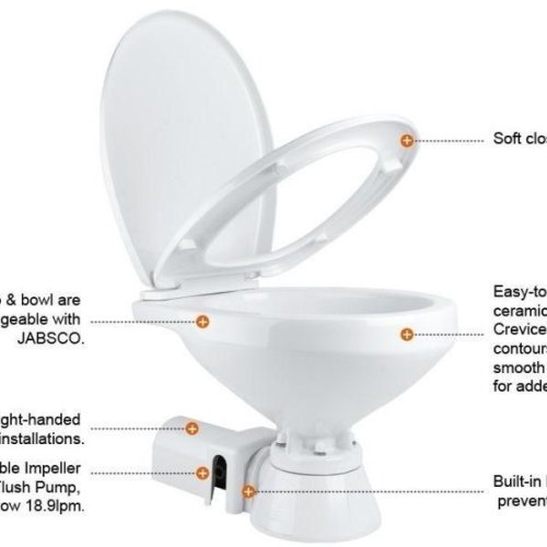 Caravan Electric Marine Toilet 12V