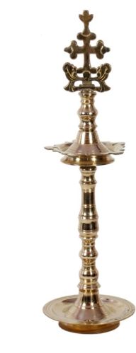 Brass Cross Diya