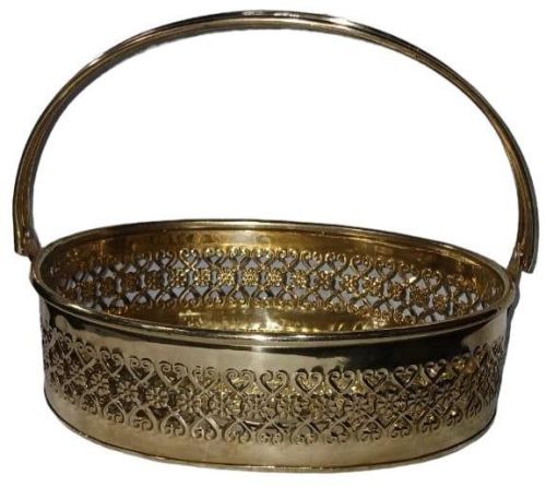 Brass Flower Baskets