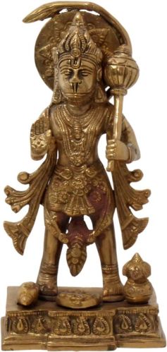 Brass Hanuman Statue