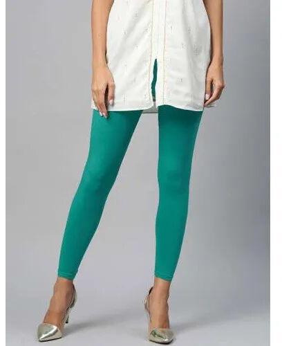 Ladies Ankle Length Cotton Lycra Leggings