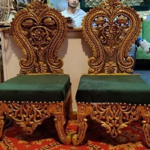Wedding Throne Wooden Chairs