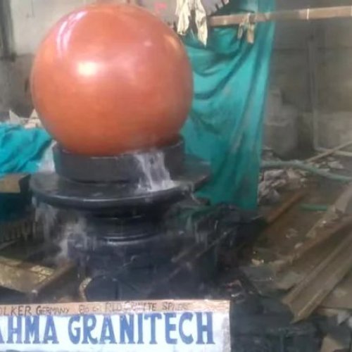 Floating Stone Ball Fountain