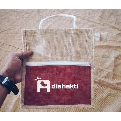 Printed Jute Grocery Bag