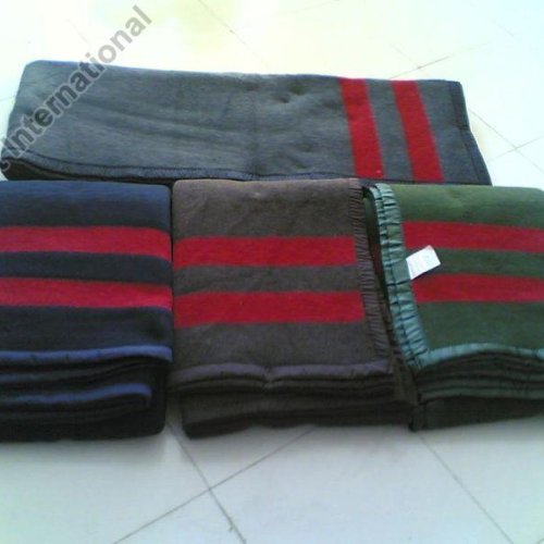 Acrylic With Wool Blend Blanket