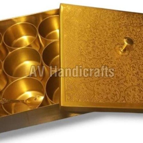 Brass Spice Box