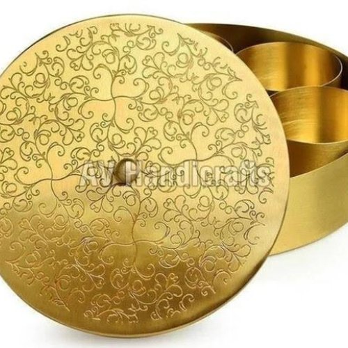 Brass Masala Box