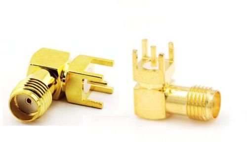 SMA Female R/A PCB Mount Connector
