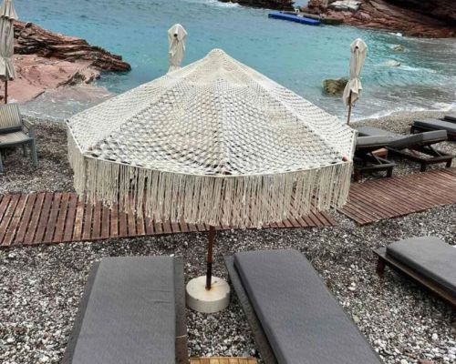 Macrame Sunshade For Outdoor
