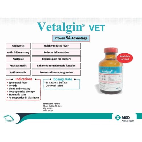 VETALGIN INJ 33ML