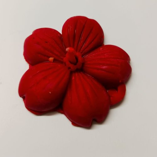 Red Flower Floating Candle