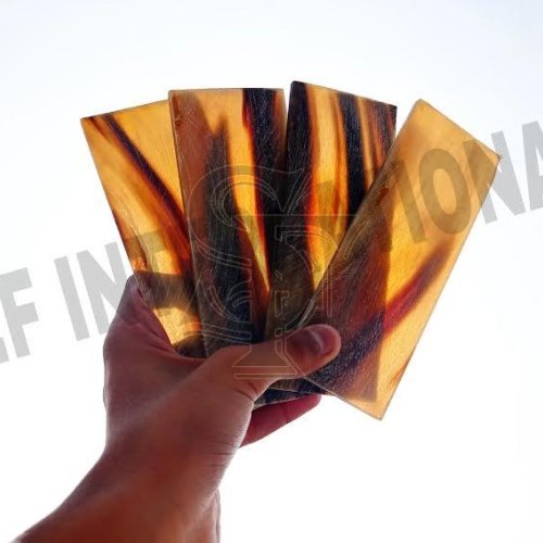 Buffalo Horn Natural Color Full Eyewear Optical Frem Plates