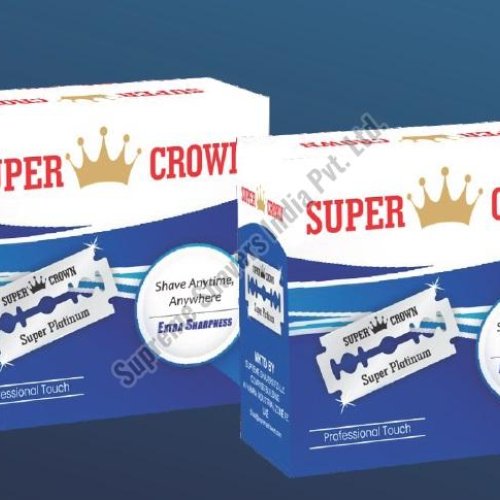 Super Crown Stainless Steel Razor Blades