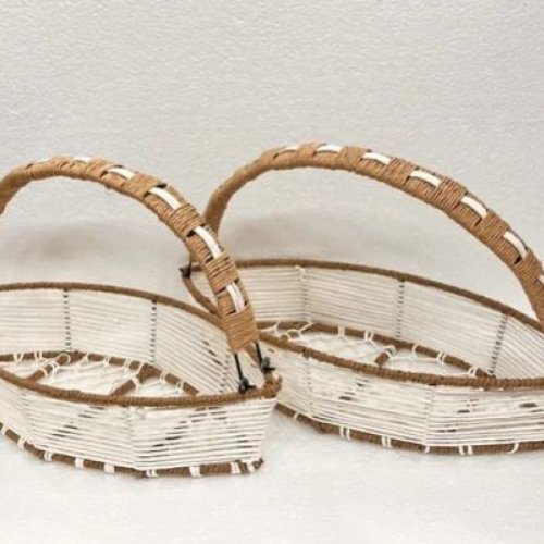 Gifting Paper Jute Hamper Basket