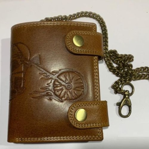 Leather Chain Wallet
