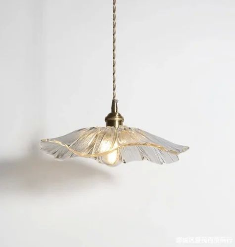 Decorative Flower Glass Hanging Light