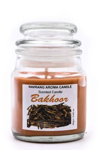 Bakhoor Scented Glass Jar Candle