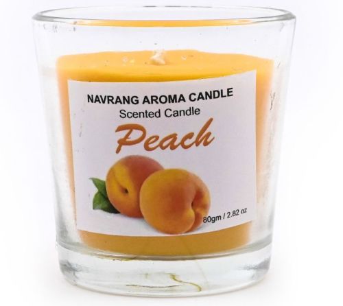 Peach Fragrance Votive Jar Candle