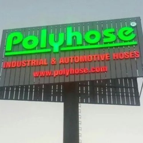 ACP Unipole LED Letter Sign Board