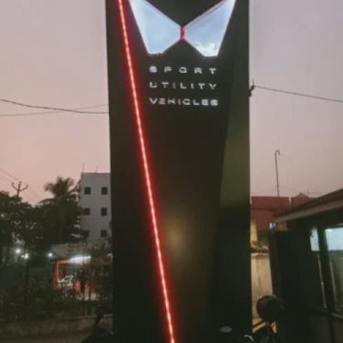 Acrylic LED Totem Sign Board