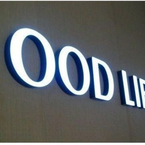 Solid Acrylic Letters Sign Board