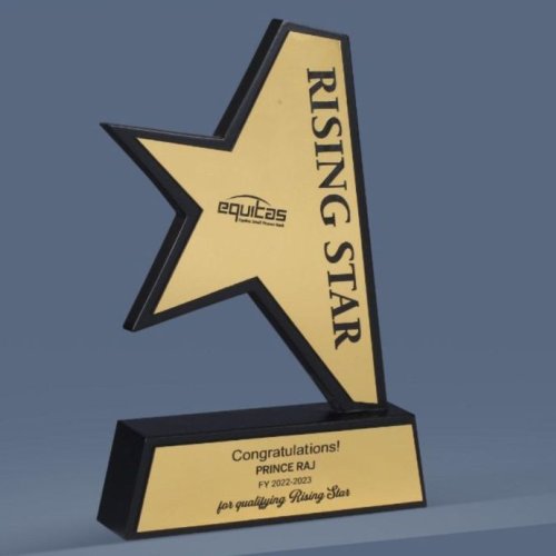 8.75 X 6 Inch Wooden Trophy 8.75 X 6 Inch Wooden Trophy