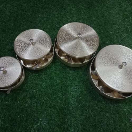Brass spice box