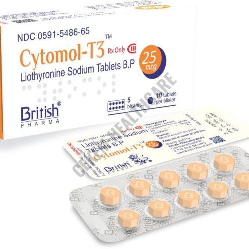Liothyronine Sodium 25mcg Cytomol T3 Tablets
