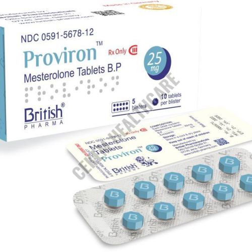 Mesterolone 25mg Proviron Tablets