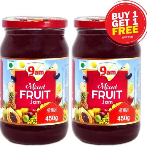 9am Pack of  2 Mixed Fruit Jam