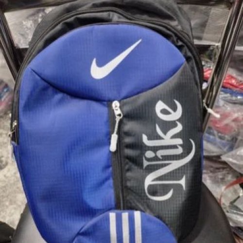 Blue Black Kids School Bag