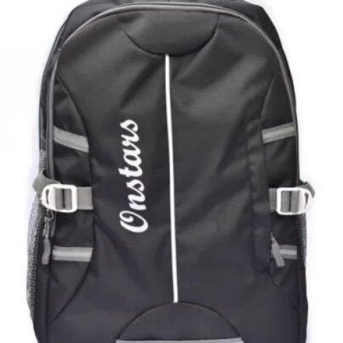 Black Onstars Laptop Backpack Bag